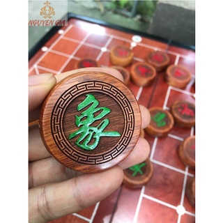 Quân cờ Tướng gỗ Hương (Không bao gồm bàn)