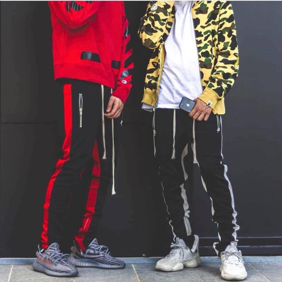 [Mã SKAMAP6 giảm 8% TỐI ĐA 50K đơn250K] quần track pants zipper 2 line cực chất | BigBuy360 - bigbuy360.vn