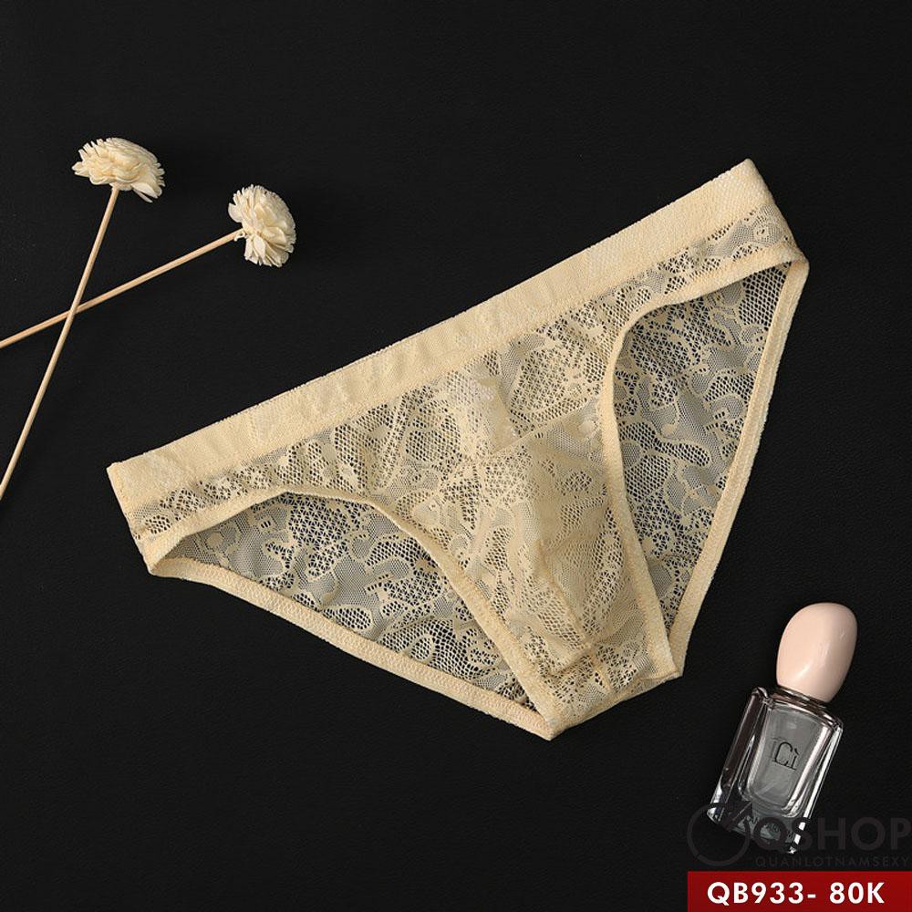 QUẦN LÓT NAM BIKINI REN LƯỚI QB933