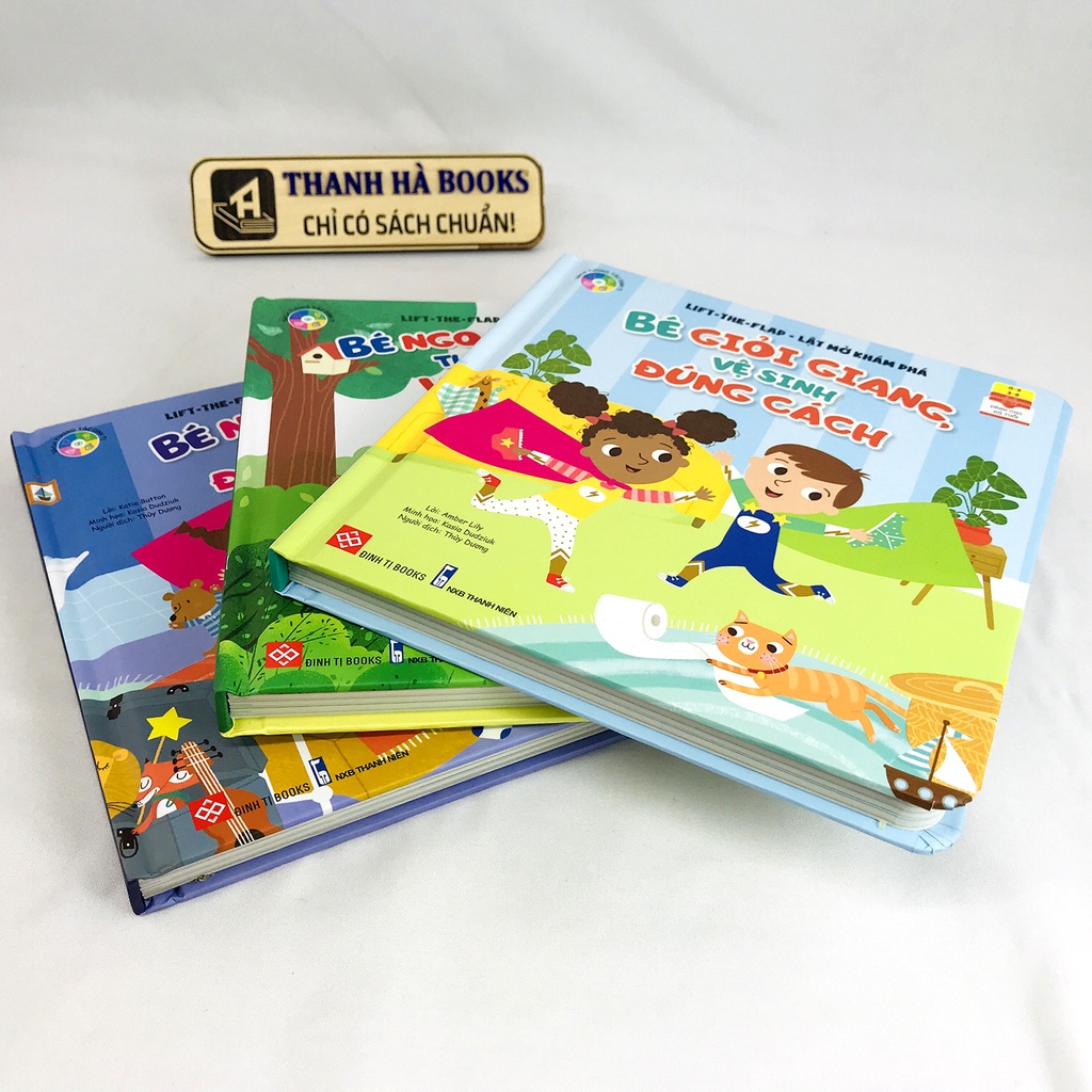 Sách - Lift The Flap - Lật Mở Khám Phá Cho Bé (Bộ 3 quyển, lẻ tùy chọn)