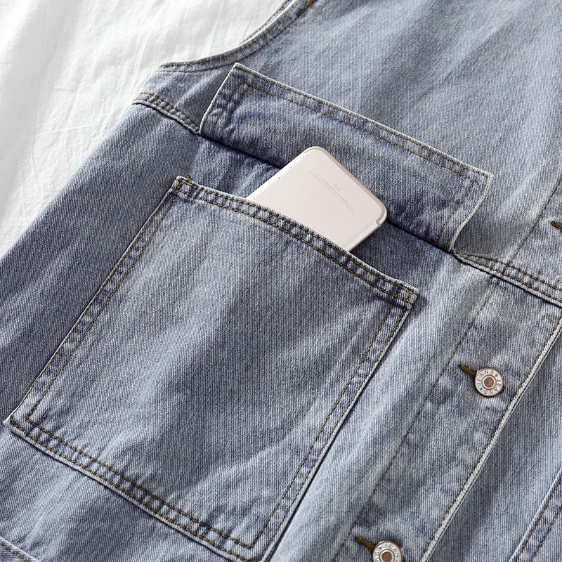 Áo Khoác Denim Không Tay Phong Cách Hàn Quốc Cho Nữ | BigBuy360 - bigbuy360.vn