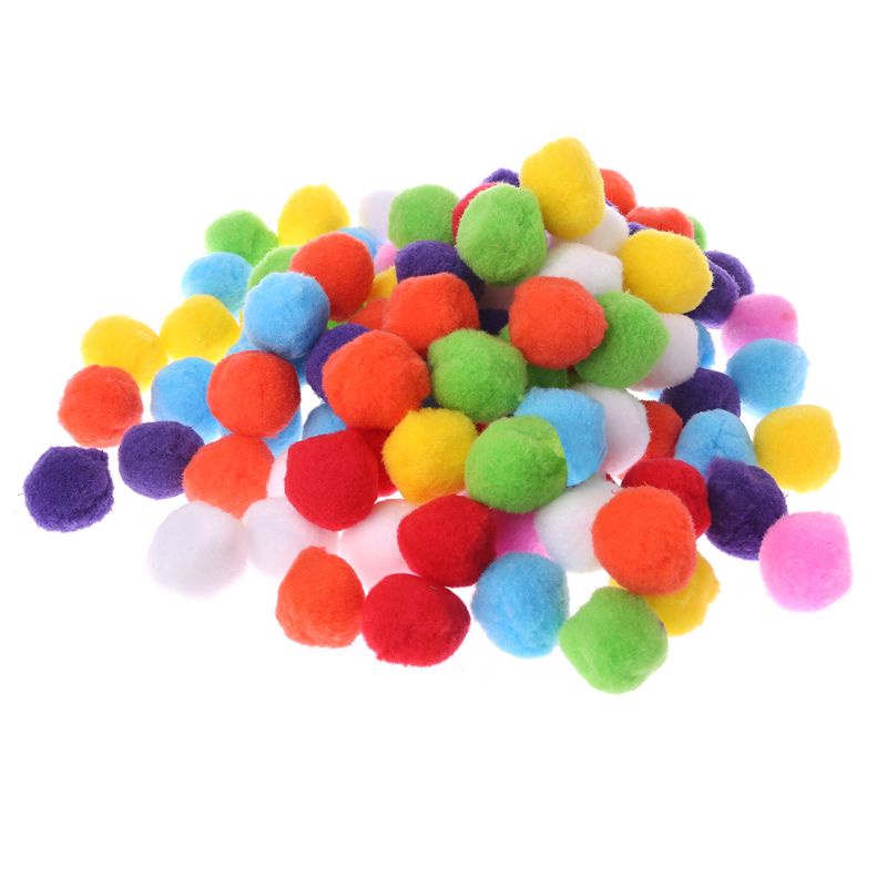 Set 100 Cục Bông Mềm Tròn 40mm Nhiều Màu