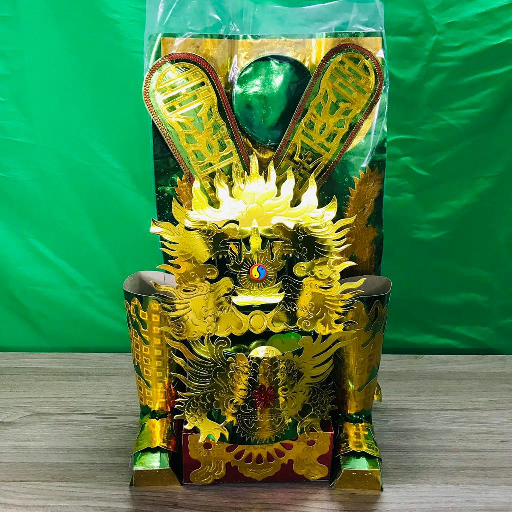 Bộ mũ, áo, hài Thần Linh. Chất liệu giấy cao cấp