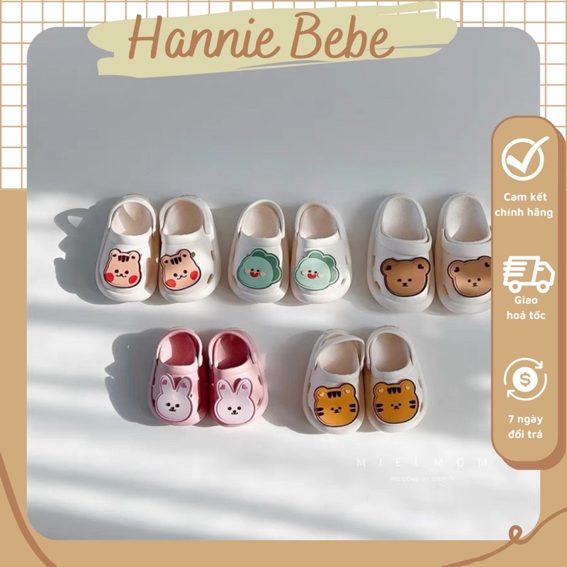 Dép Sục Charm Gấu, Thỏ Phong Cách Hàn Quốc Cho Bé