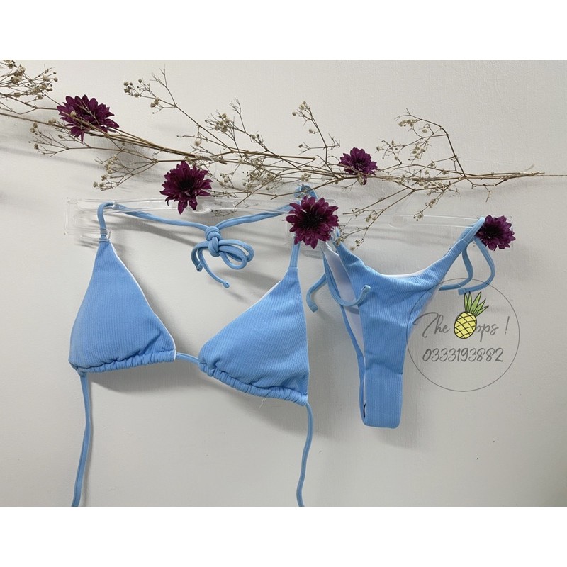 Bikini 2 mảnh kiểu dáng basic, màu sắc trendy