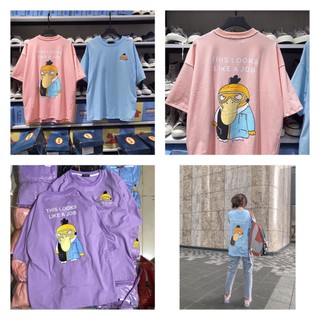 Áo thun vịt nam, nữ form rộng