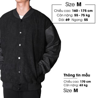 ÁO KHOÁC FF OVERSIZE KIMBAP VARSITY JACKET
