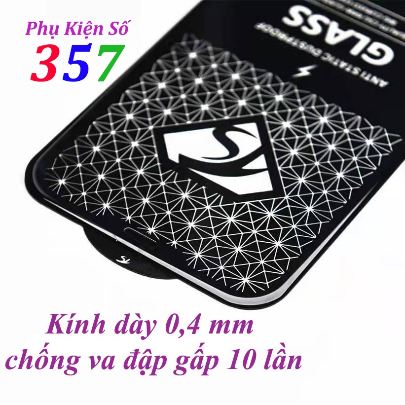 Cường Lực Kim cường TS cho iphone bo cạnh full màn phủ Nano chống vân tay siêu mượt