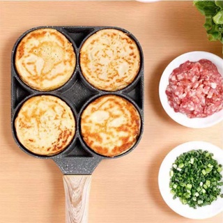 Chia Ô 4 Ngăn Chống Dính Đa Năng Tiện Lợi [
