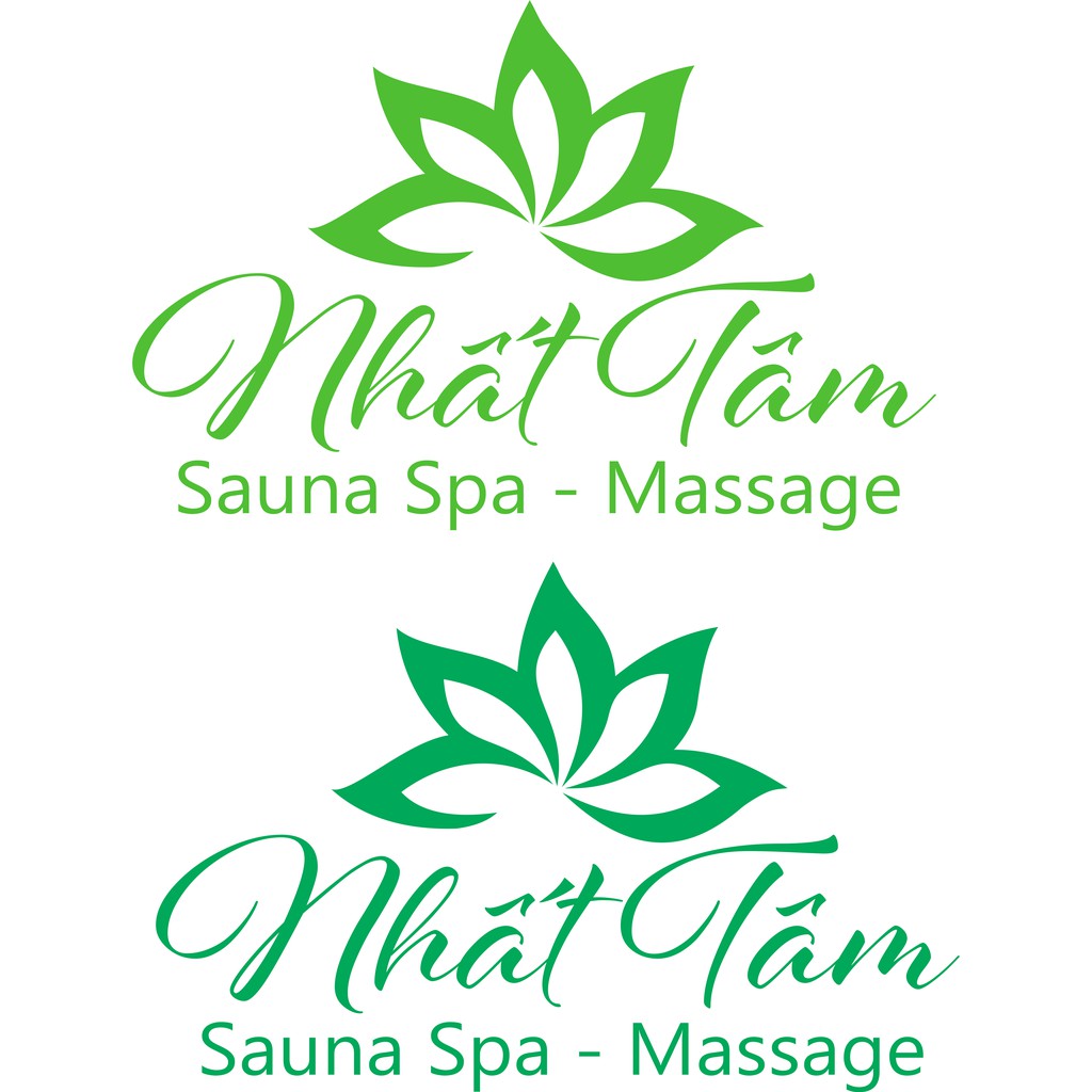 Decal ủi áo trực tiếp, hình in theo yêu cầu, sticker logo patch nhất tâm spa