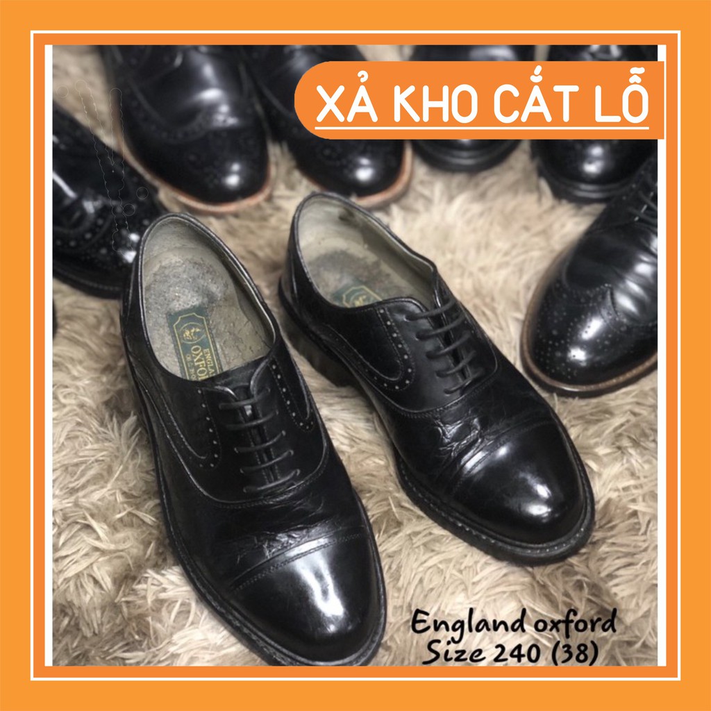 [Giày 2hand] [Size 38] Thương Hiệu England Oxford Đến Từ Anh Quốc