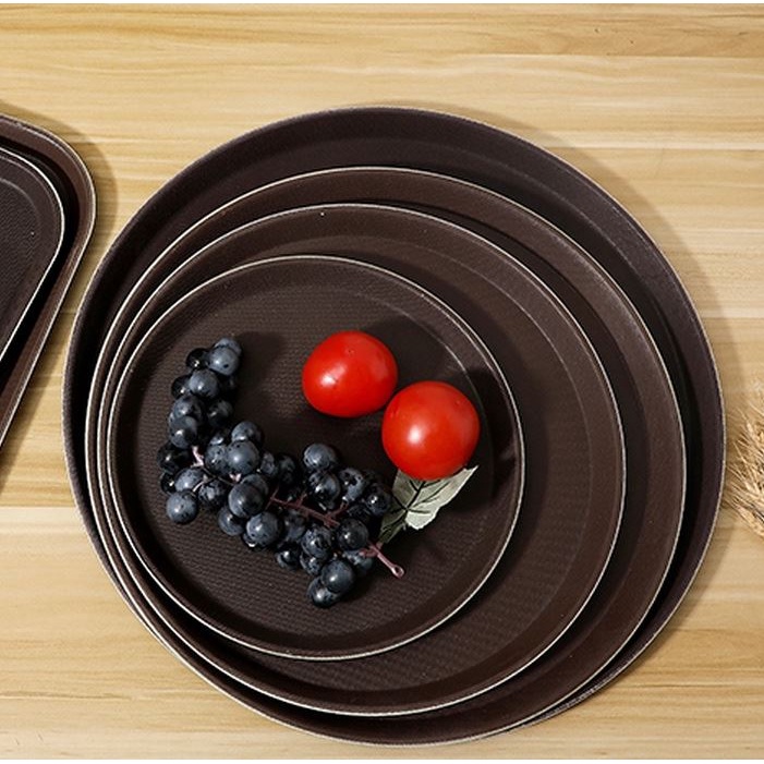 Khay chống trượt tròn - ANTI SLIP TRAY - KHAY PHỤC VỤ
