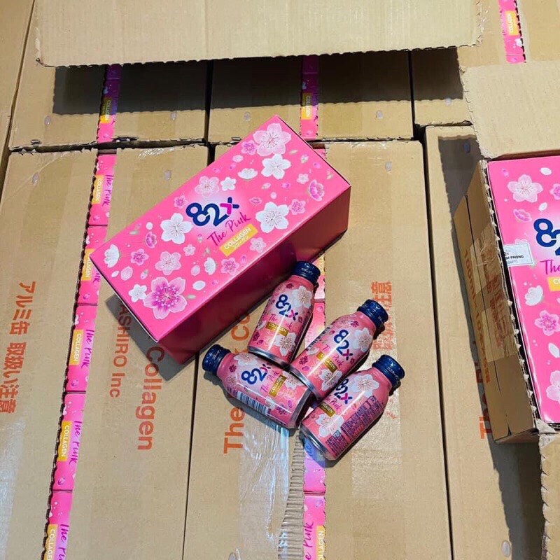 Collagen nước 82x the pink giữ dáng đẹp da. Collagen đẹp da dưỡng trắng giảm sạm da | Thế Giới Skin Care