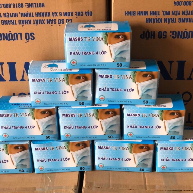 Khẩu trang y tế 4 lớp