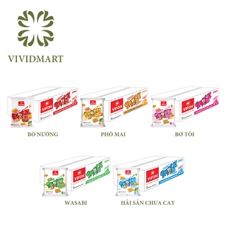 Snack mì ăn liền / mì trẻ em 5 vị bò nướng, bơ tỏi, phô mai / phomai, wasabi, hải sản chua cay – gói 30g - vifon