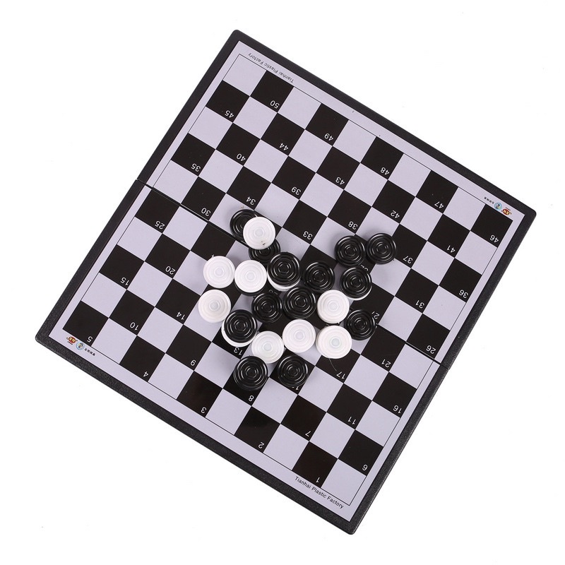 bộ cờ checkers ( cờ đam ) siêu hot - bộ cờ giúp thư giãn hữu ích - mã mb3800c ( kích thước 26.26.2cm)