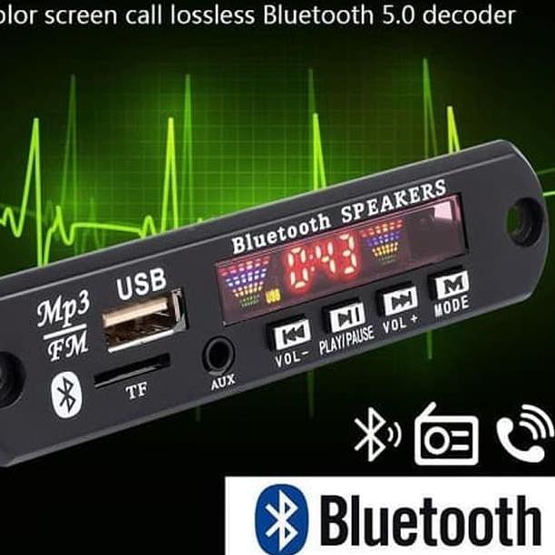 Máy Nghe Nhạc Mp3 Kết Nối Bluetooth Hỗ Trợ Thẻ Sd Mmc + Fm + Điều Khiển Từ Xa