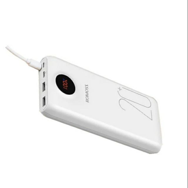 Pin Sạc Dự phòng Romoss SW20 Pro 20000mAh Hổ Trợ Sạc Nhanh QC 3.0