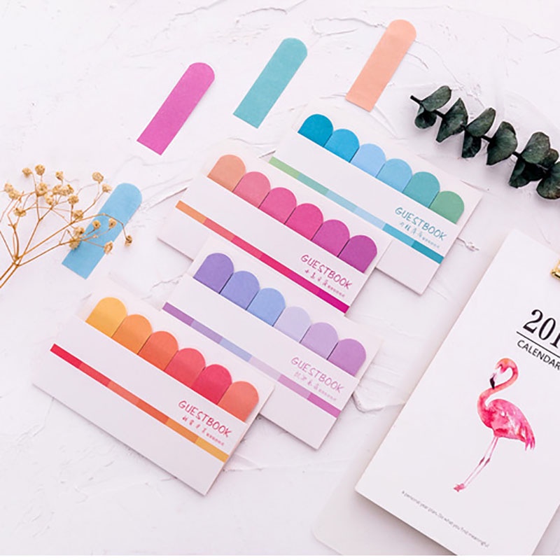 Giấy Ghi Chú Màu Gradient Sáng Tạo Phong Cách Hàn Quốc