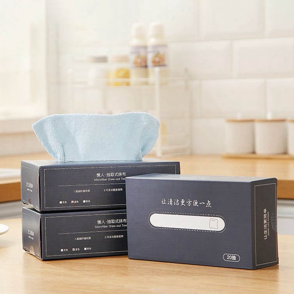 Set 20 khăn lau chén đĩa đa năng thấm hút tốt nhanh khô dễ lau chùi có thể tái sử dụng nhiều màu sắc