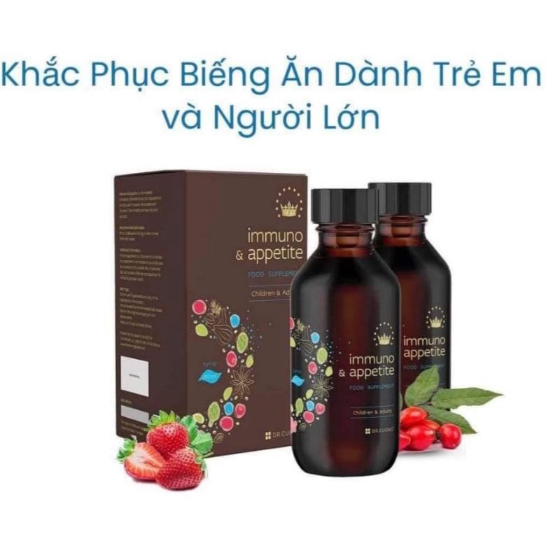 Immuno &amp; Appetite – Hỗ Trợ Chứng Biếng Ăn, Tăng Cường Hệ Miễn Dịch tặng 1q potato pal cho bé BIBO tiếng anh