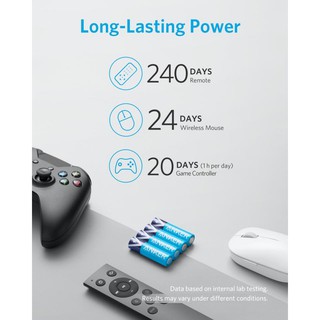 Pin Kiềm AA ANKER Alkaline (Bộ 2 Pin/4 Pin) - B1810