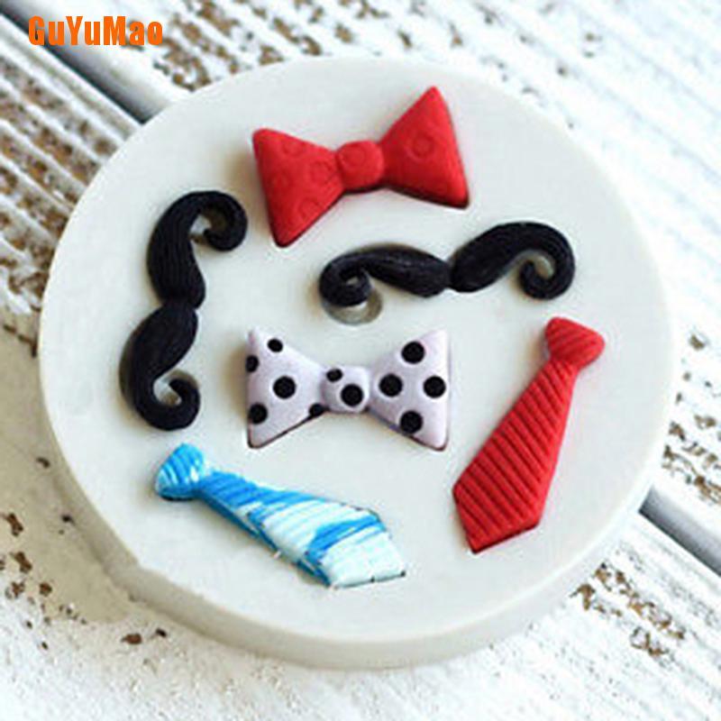 [GUYU] Râu Silicon Ria Mép Nơ Dây Buộc Fondant Khuôn Bánh Sugarcraft Khuôn Socola HOO