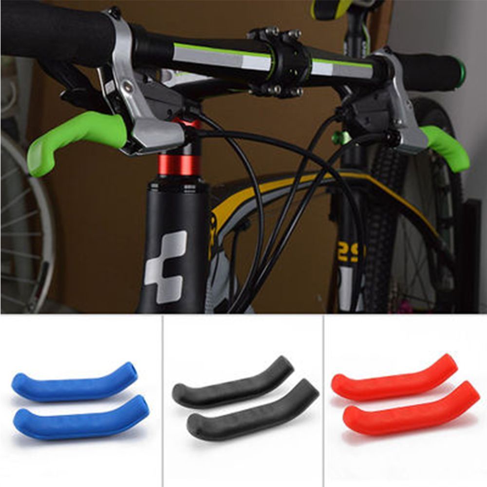 1 Cặp Vỏ Silicon Bảo Vệ Tay Phanh Xe Đạp Leo Núi Nhiều Màu