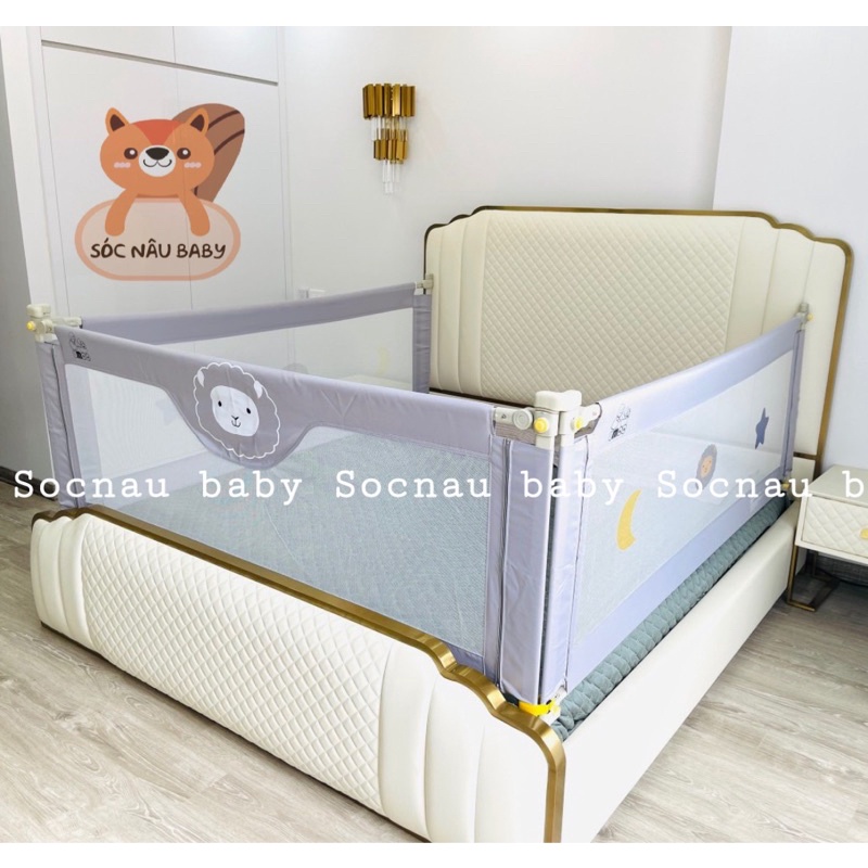 Thanh chắn giường Umoo bản nâng cấp chính hãng, m6/m8/2m/2m2, bảo hành 24 tháng