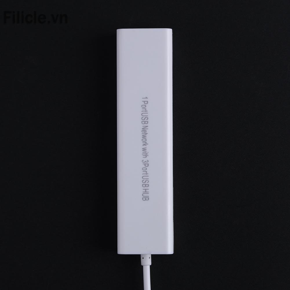 Bộ chia 3 cổng USB 2.0 HUB 10/100MB Micro USB sang RJ45 LAN | WebRaoVat - webraovat.net.vn