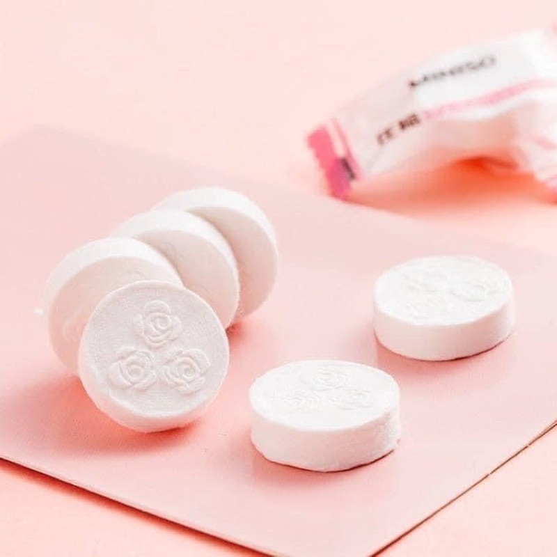 Gói 100 viên mặt nạ nén Miniso từ thân Tre tự nhiên