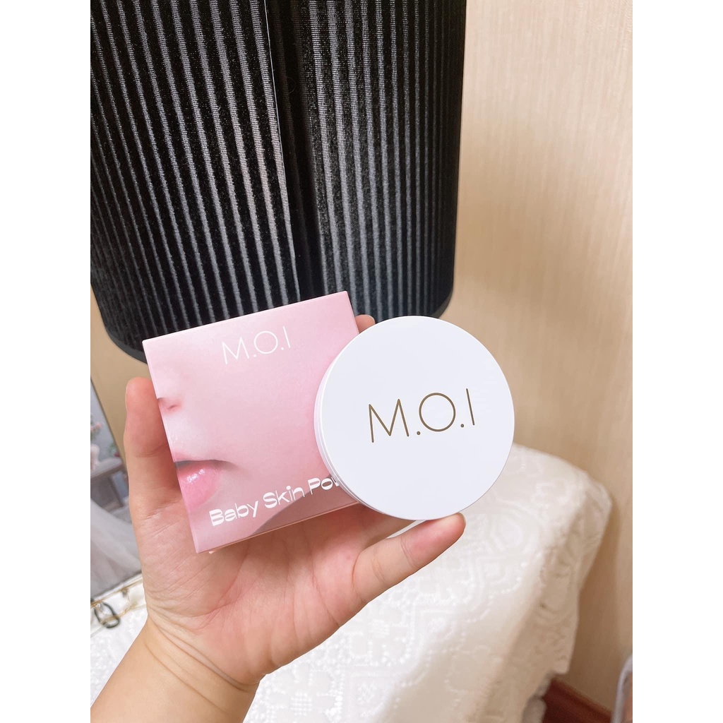 MOI Baby Skin Powder MOI Cosmetics Phấn phủ mềm mượt 10g