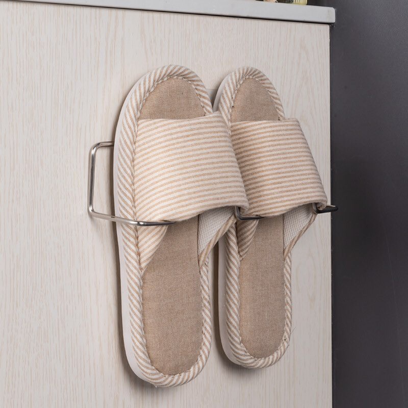 Kệ Để Giày Dép Bằng Thép (Sắt) Dán Tường MẪU SÓNG K36 Tặng Kèm Miếng Dán Tường Siêu Chắc