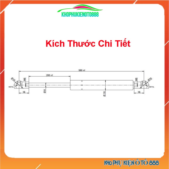 Ty cốp Nissan X-Trail T31 2007-2008-2009-2010-2011-2012-2013-2014 G8VN thanh thủy lực hỗ trợ mở cốp tự động
