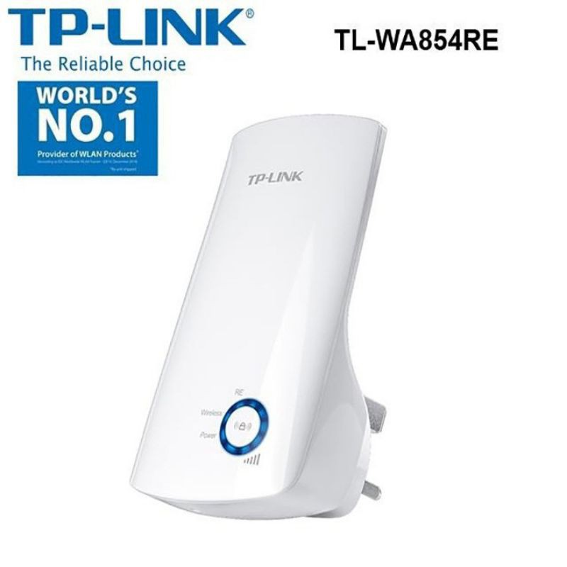 Bộ Kích Sóng Wifi TP Link 854RE Repeater (TL-WA854RE 300Mbps - Bộ mở rộng sóng wifi) - Hàng Chính Hãng