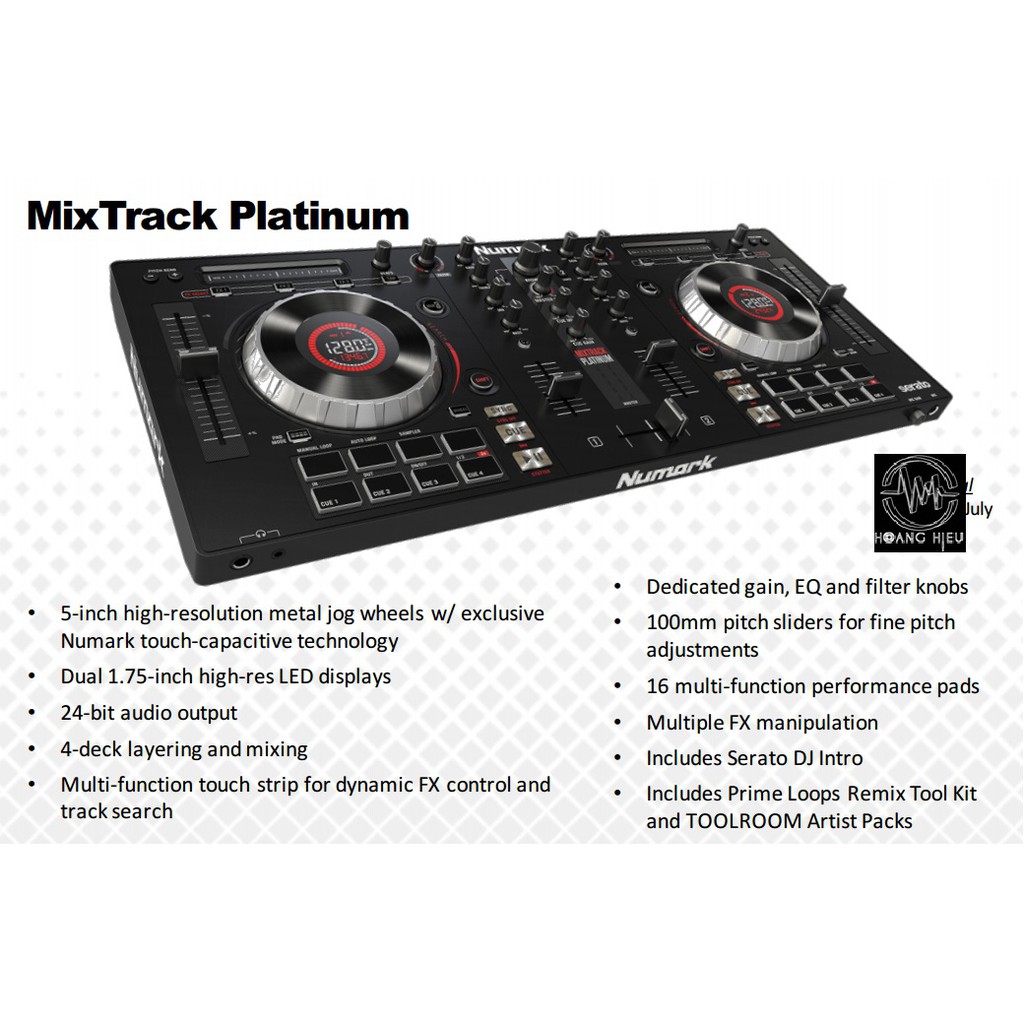 Bàn DJ Numark Mixtrack Platinum