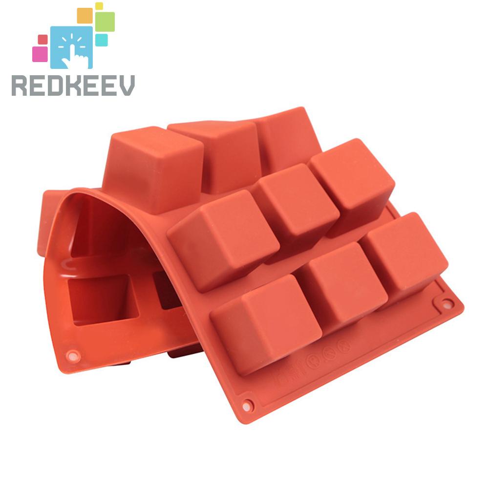 Khuôn Silicone Làm Bánh 15 Ô Vuông Tiện Dụng