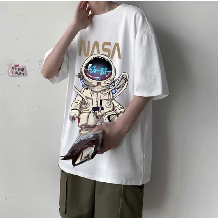 💝FREESHIP💝  Áo Thun Nam Nữ Unisex Tay Lỡ Form Rộng NASA Đẹp Giá Rẻ Cổ Tròn AT093 | BigBuy360 - bigbuy360.vn