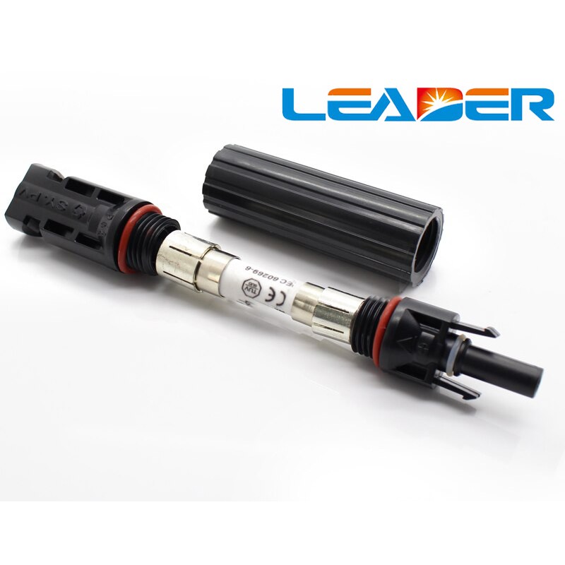 Đầu nối MC4 1000V DC có cầu chì 15A, 20A, 30A hãng LEADER