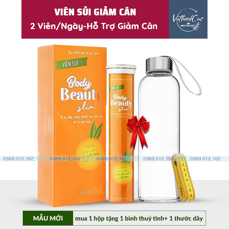 VIÊN SỦI GIẢM CÂN BODY BEAUTY SLIM - AN TOÀN - TỰ NHIÊN ( HỘP 20 VIÊN)