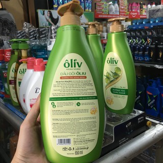 Dầu gội ôliu Ôliv dưỡng tóc bồng bềnh 650ml