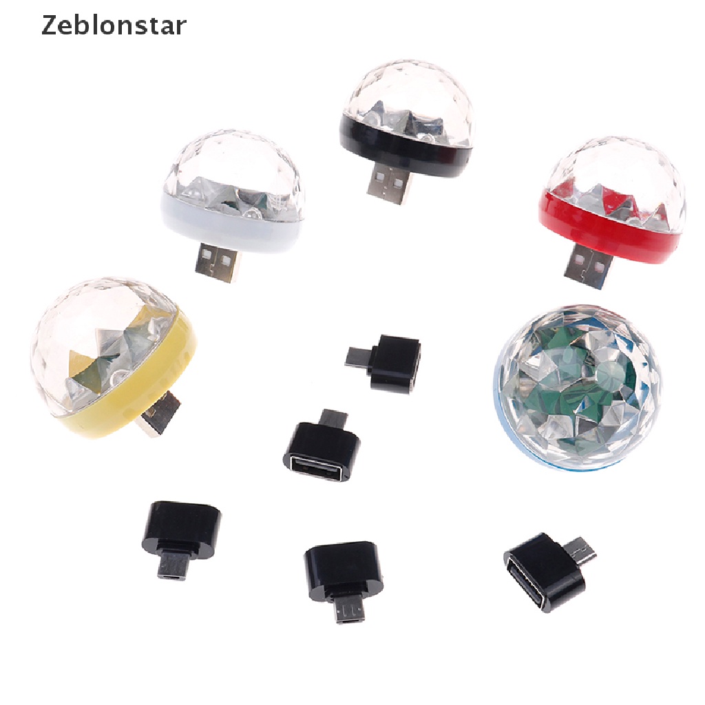 1 Đèn Led Disco Mini 4W Cổng Usb Cho Dj Ktv Android