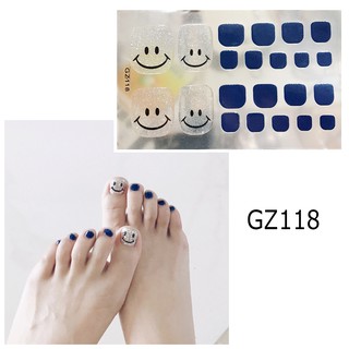 Miếng dán móng chân - Nail Wraps (22 miếng dán khô)