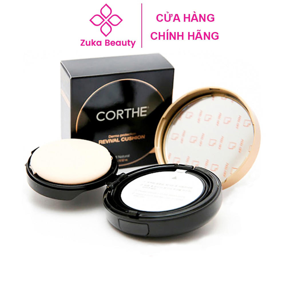 Phấn Nước Corthe SPF 50 PA++ Hàn Quốc Zuka Beauty bền màu kiềm dầu căng bóng che phủ cao