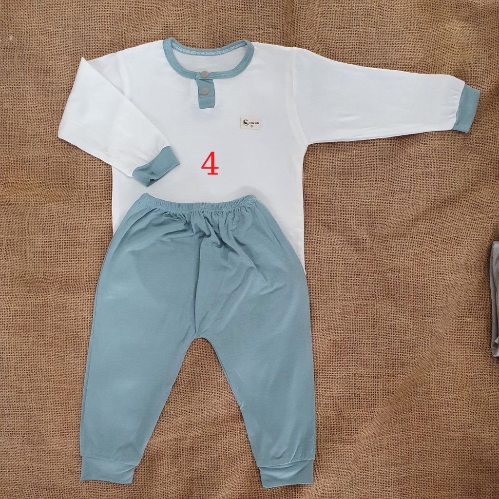 Combo 3 bộ dài goose petit xả hàng, chất petit cotton chuẩn sịn loại 1. bảo vệ bé