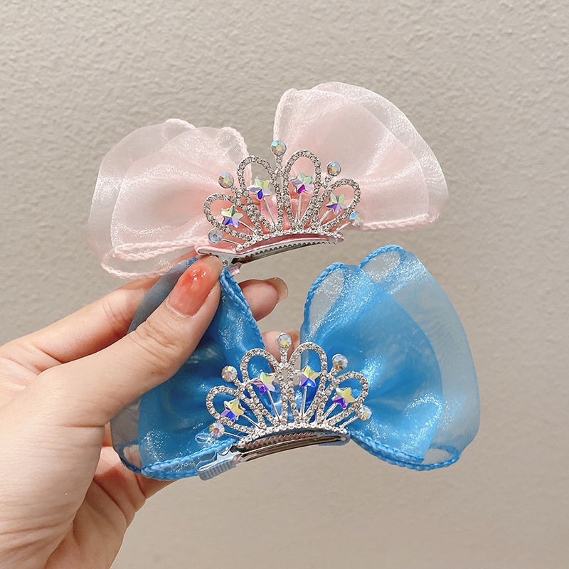 Kẹp Tóc Hình Vương Miện Dễ Thương Cho Bé Gái