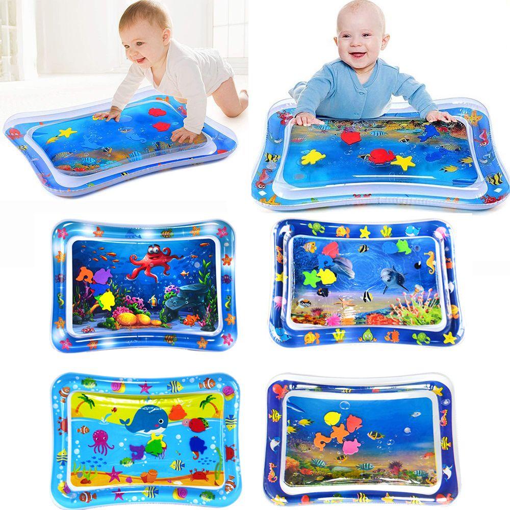 SUSANS Đệm Bơm Hơi In Họa Tiết Động Vật Biển Vui Nhộn Giáo Dục Sớm Cho Bé