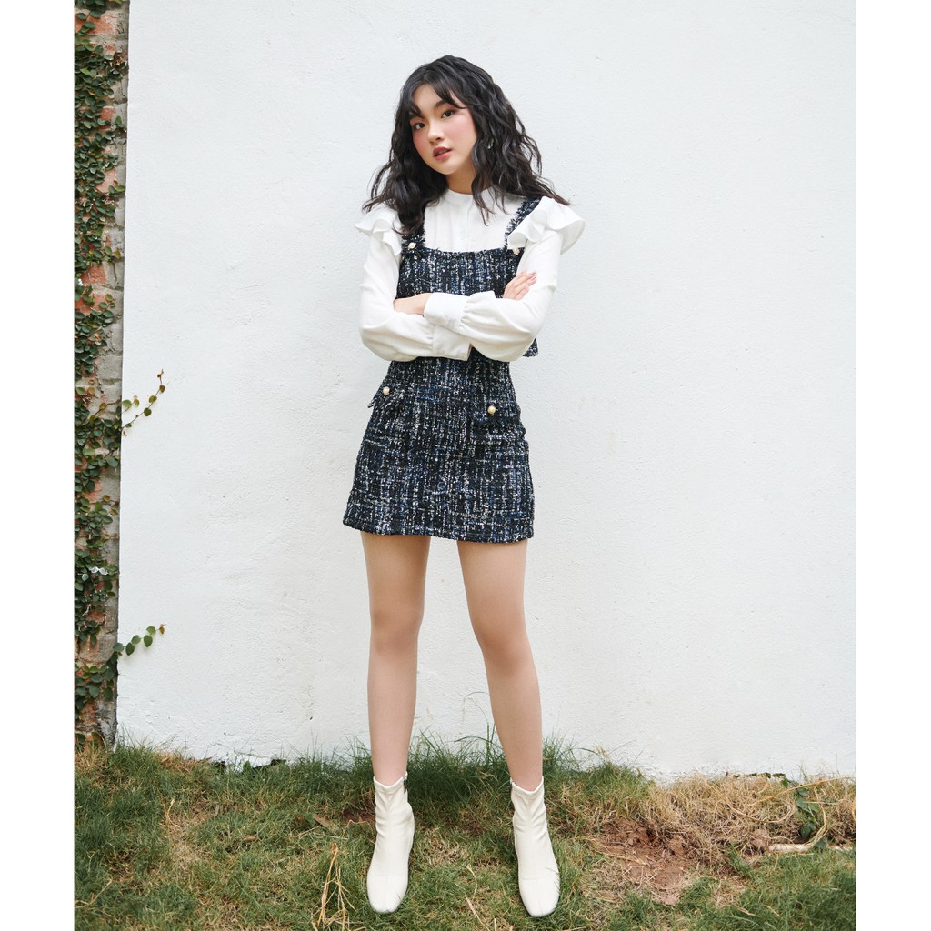 [Mã FASHION10KP giảm 10K đơn 50K] BLEUBIRD Chân váy tweed MADELINE SKIRT | BigBuy360 - bigbuy360.vn