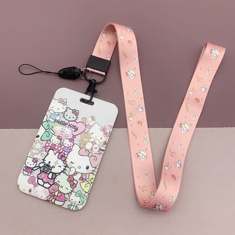 Sanrio Tấm Bọc Thẻ Điều Khiển Xe Buýt / Tàu Ngầm Họa Tiết Hoạt Hình Dễ Thương Ốp
