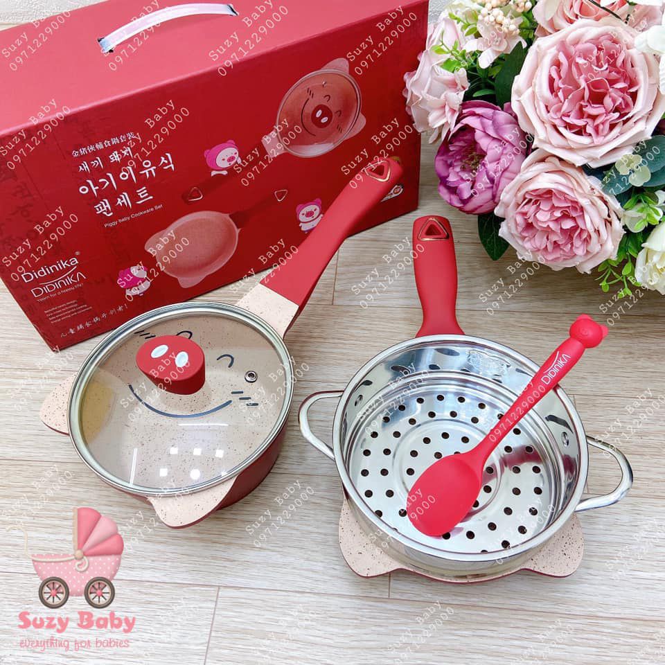 Bộ nồi chảo đá didinika dành cho bé ăn dặm